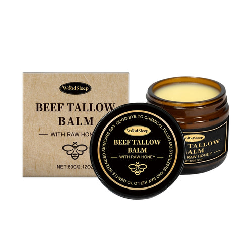 Beef Tallow Balm With Raw Honey