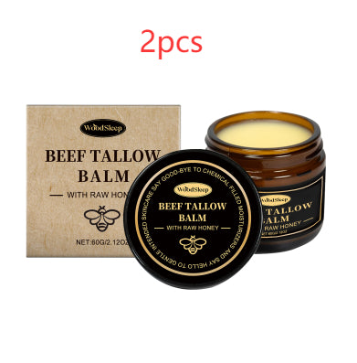 Beef Tallow Balm With Raw Honey